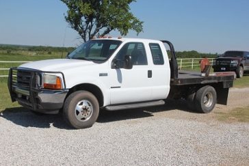2001 Ford F350 4X4 XLT Deweze Bale Bed